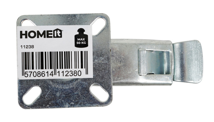 Möbelhjul m/broms Ø75 mm Mörkgrå Home>it